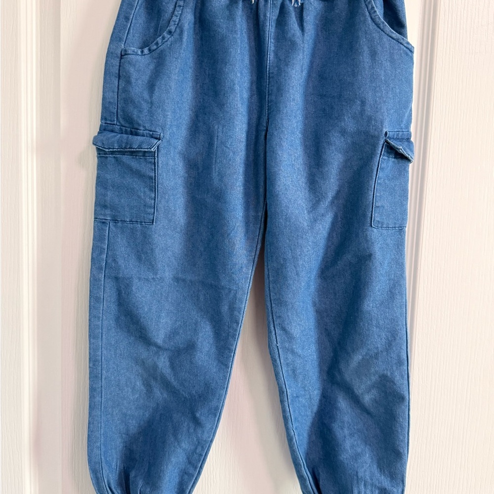 Vince Camuto Light Blue Elastic Waist Pants